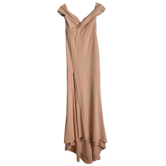 Nookie Neptune Gown Maxi Dress Train Gala Formal Party Guest Black Tie XL - Picture 5 of 15